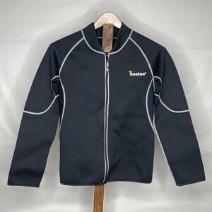 Junlan Neoprene Men's Weight Loss Body Shaper Fitness Jacket Size Large